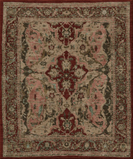 dal passato 13813-polonaise - handmade rug,  tibetan (India), 100 knots quality